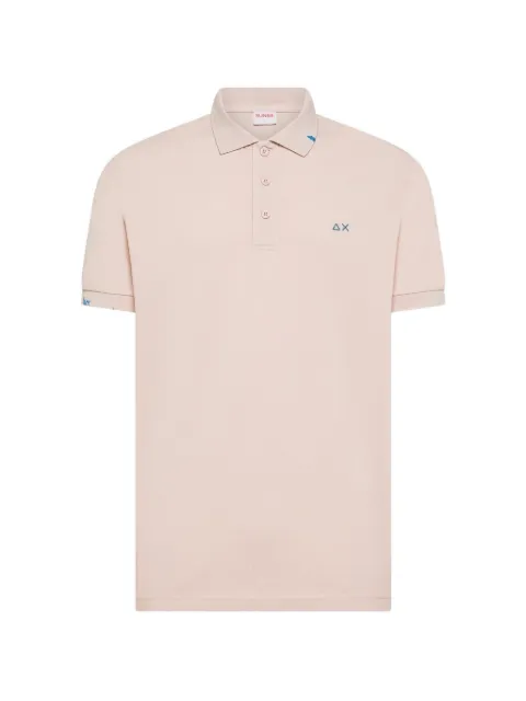 Sun68 logo-embroidered polo shirt