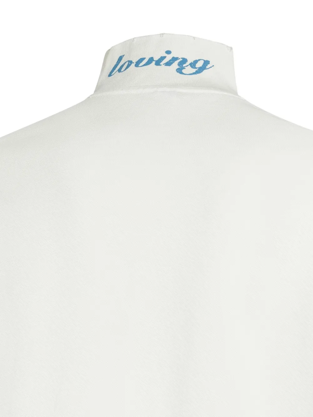 Sun68 logo-embroidered cotton polo shirt Beige