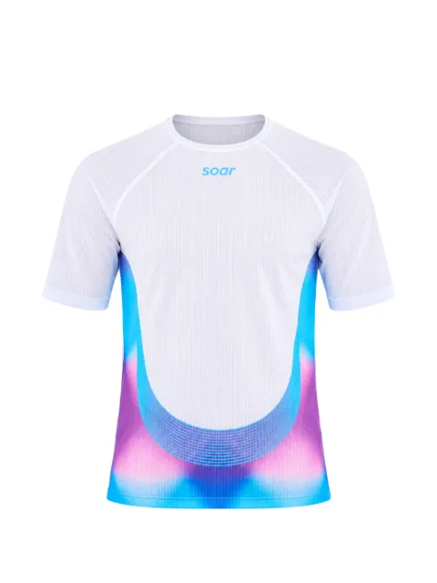 Soar gradient mesh T-shirt