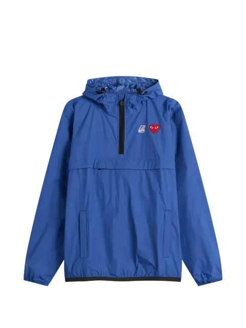 Comme Des Garçons Play x K-Way Heart-patch hooded jacket