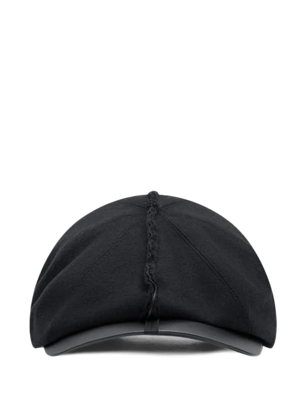 Comme Des Garçons Shirt raw-edge flat cap - Schwarz