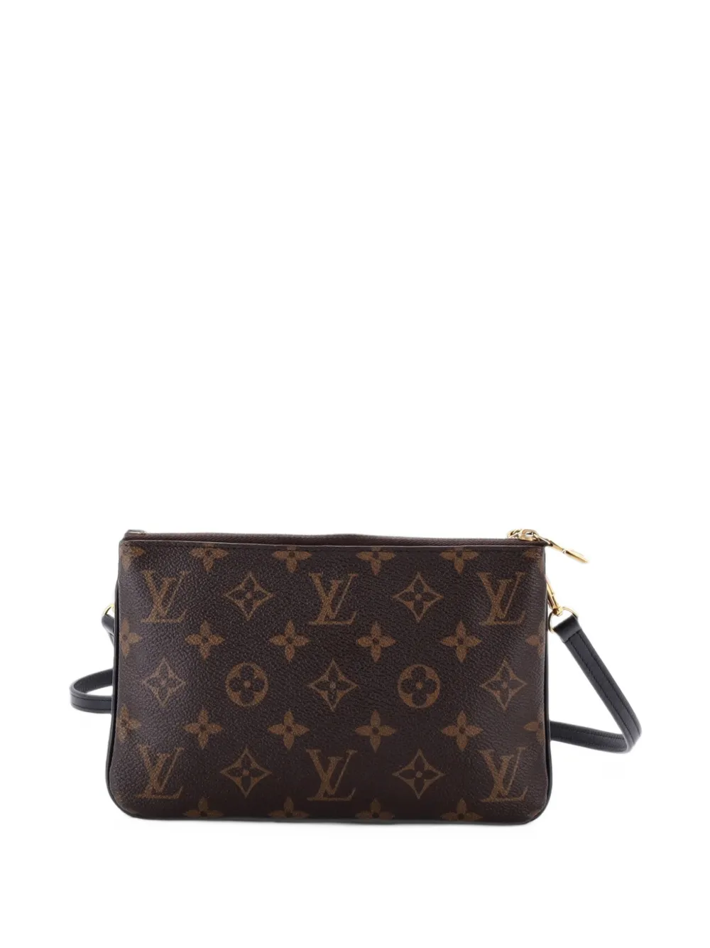 Louis Vuitton Pre-Owned Double Zip Pochette Reverse Monogram Giant clutch bag - Marrone