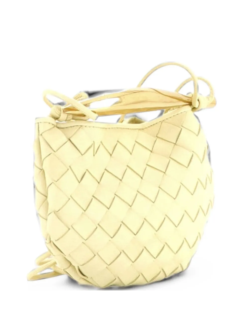 Bottega Veneta Pre-Owned Sardine Top Handle Bag Intrecciato Nappa Mini satchel - Gelb