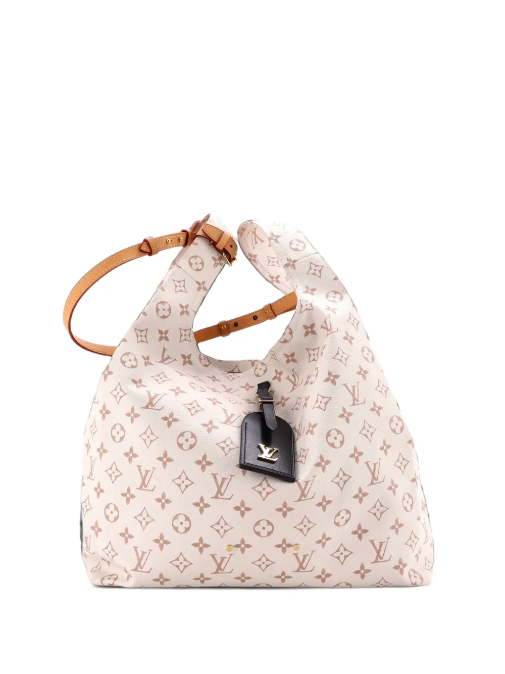 Louis Vuitton Pre-Owned Atlantis Handbag Monogram Dune Canvas GM shoulder bag - Nude