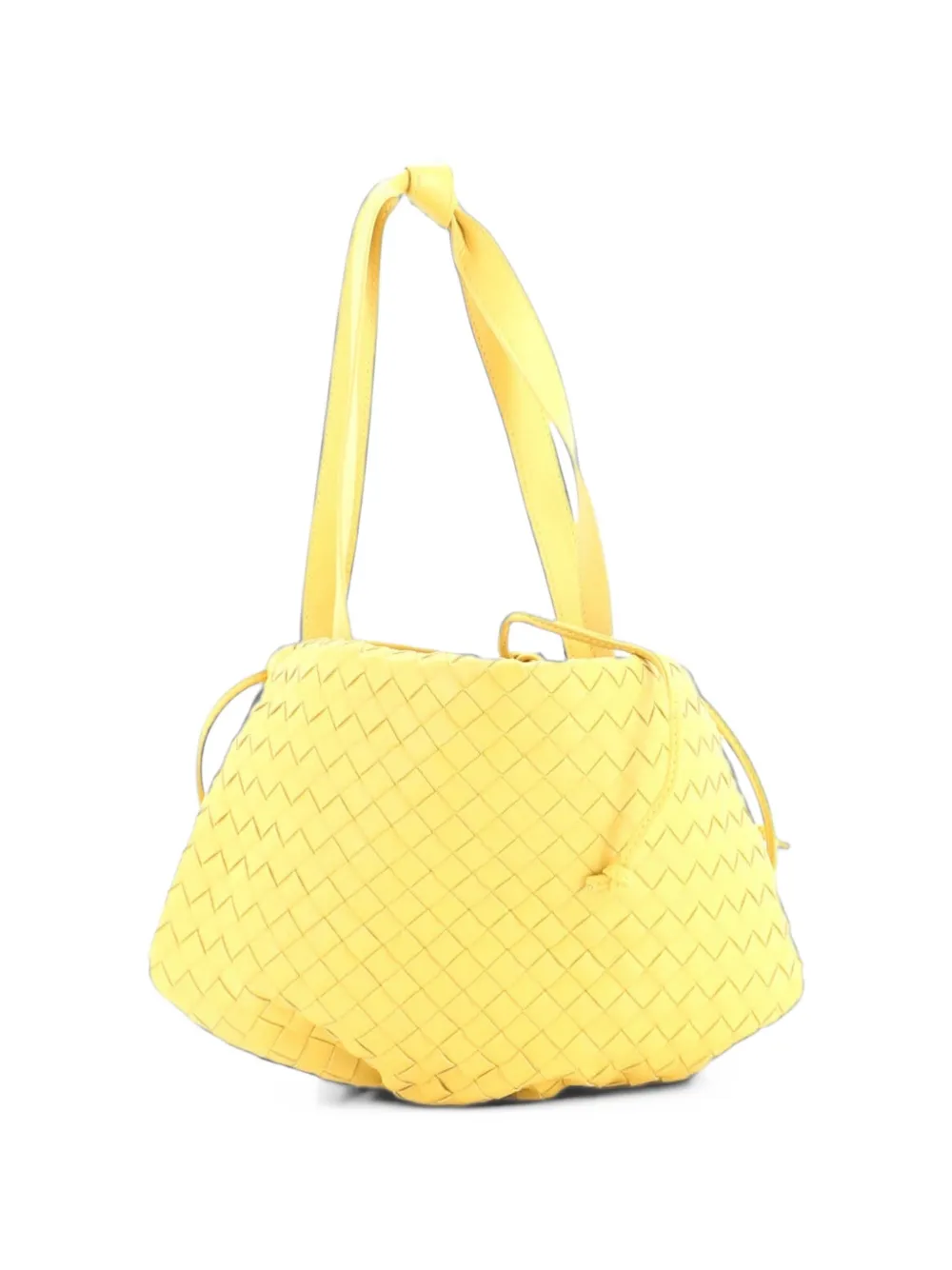 Bottega Veneta Pre-Owned Bulb Intrecciato Nappa Small shoulder bag - Gelb