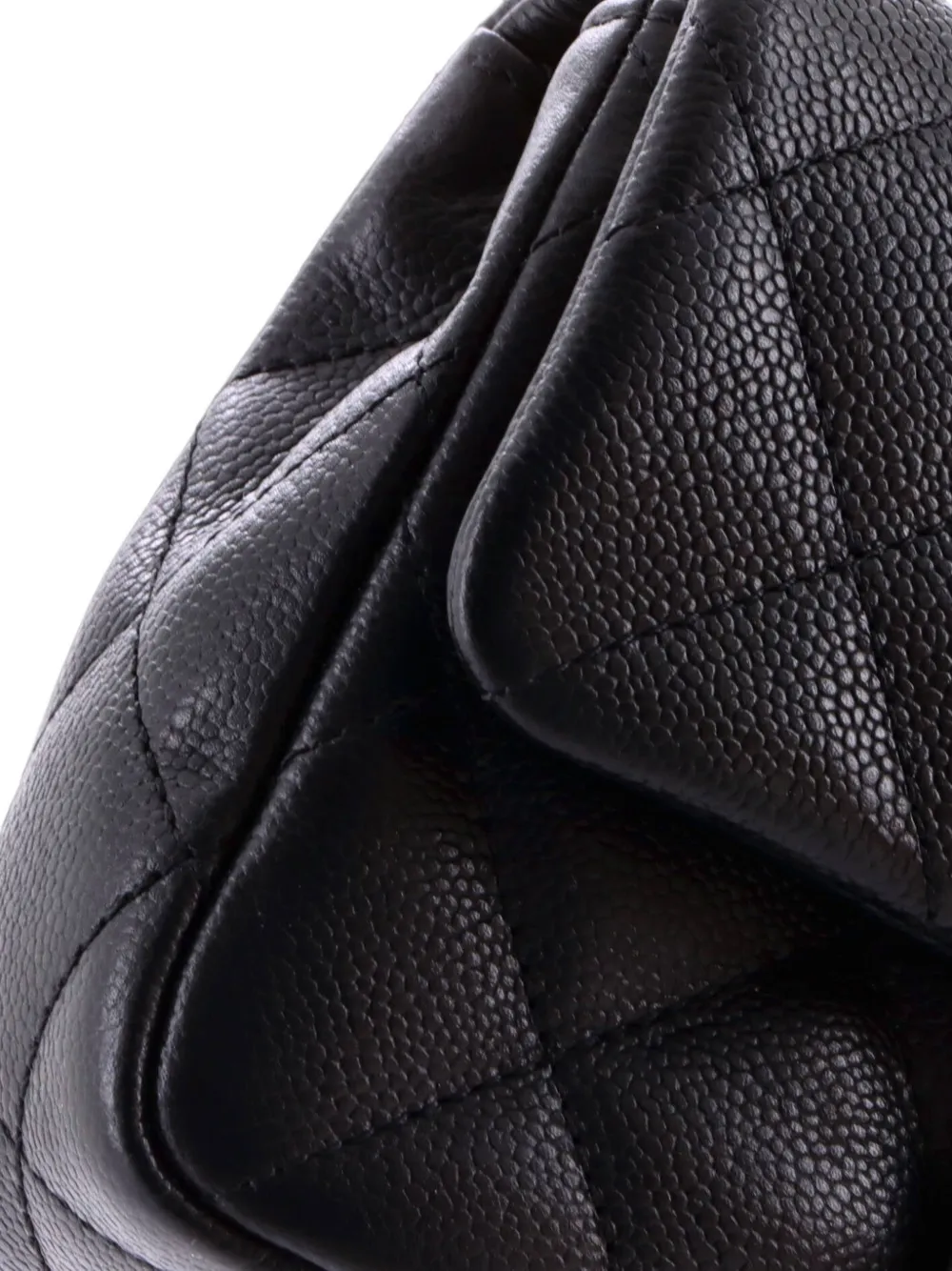 CHANEL Pre-Owned Sweet Heart Chain Flap Bag Quilted Caviar Mini crossbody bag - Schwarz