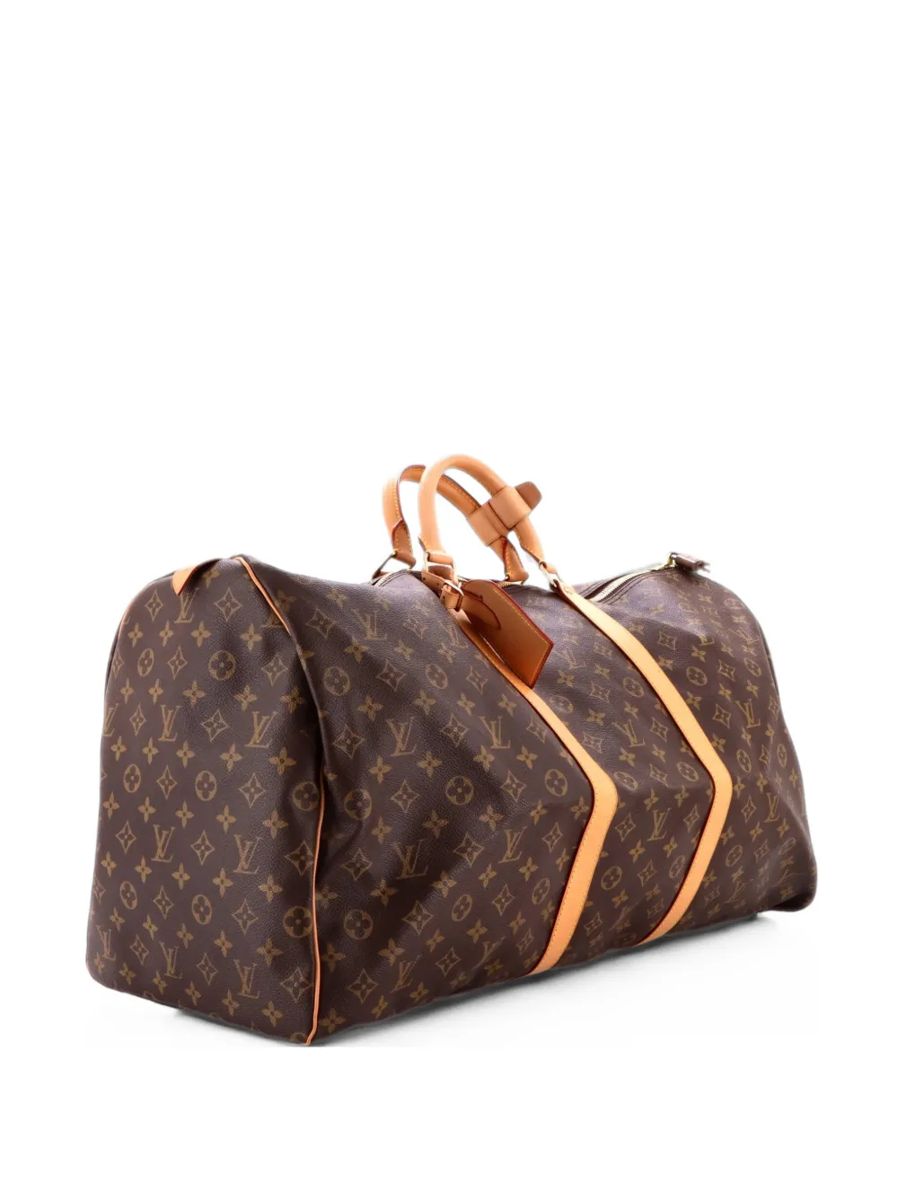 Louis Vuitton Pre-Owned Keepall Bag Monogram Canvas 60 travel bag - Braun