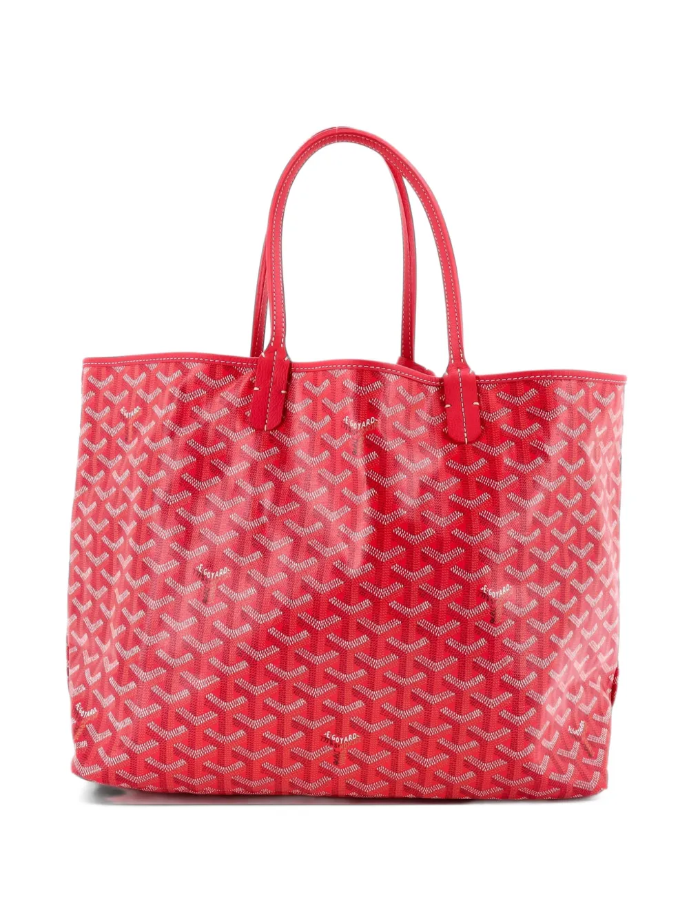 Goyard Pre-Owned Saint Louis Reversible Coated Canvas and Printed Canvas PM tote bag - Red