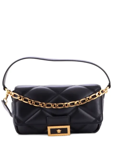 Versace Pre-Owned bolsa de hombro La Medusa Flap mediana de piel capitonada