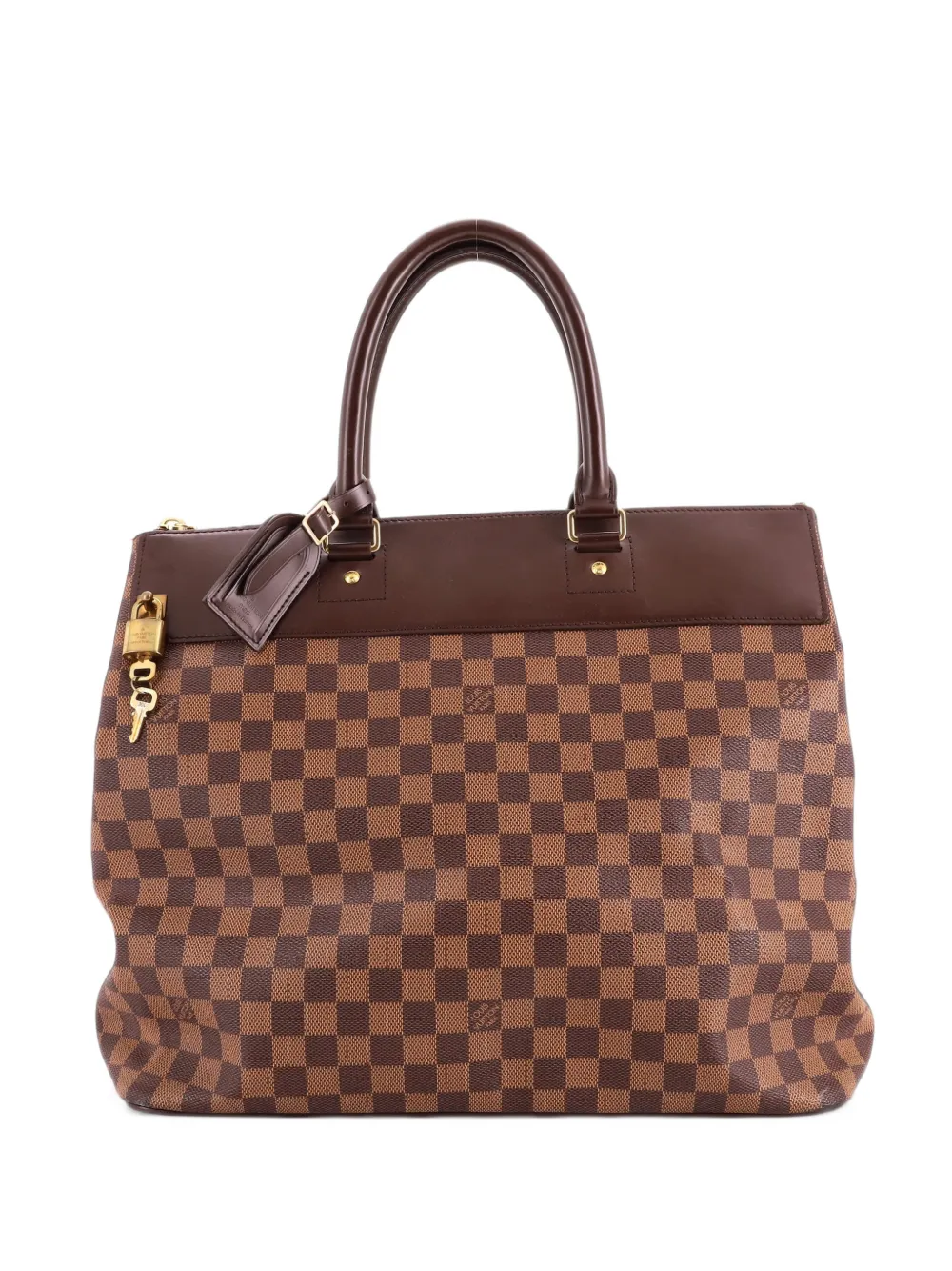 Louis Vuitton Pre-Owned Greenwich Damier PM travel bag - Marrone