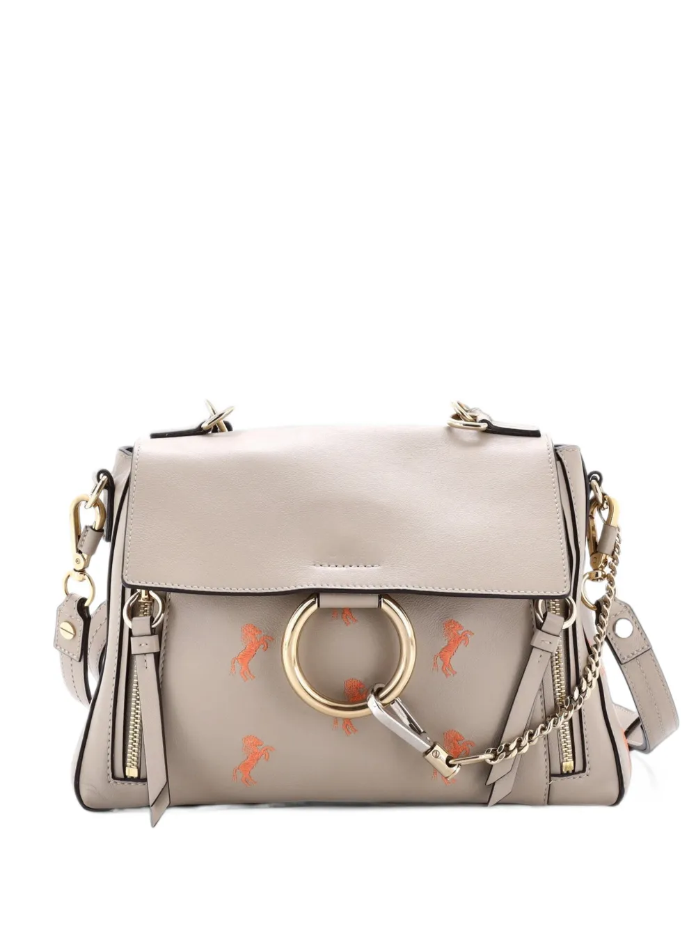 Chloé Pre-Owned Faye Day Bag Leather Small satchel - Grigio
