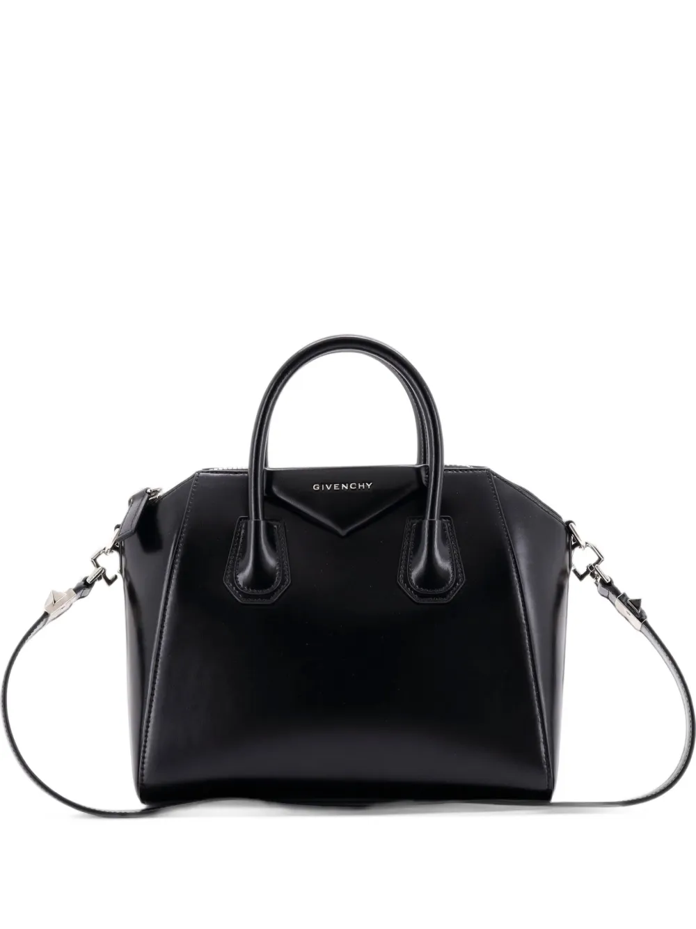 Givenchy Pre-Owned Antigona Bag Glazed Leather Small satchel - Nero