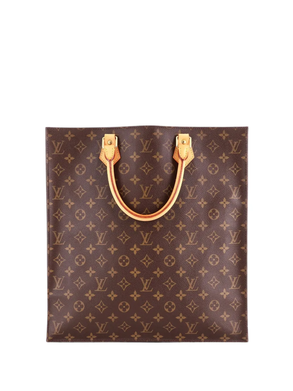 Louis Vuitton Pre-Owned Vintage Sac Plat Bag Monogram Canvas tote bag - Marrone