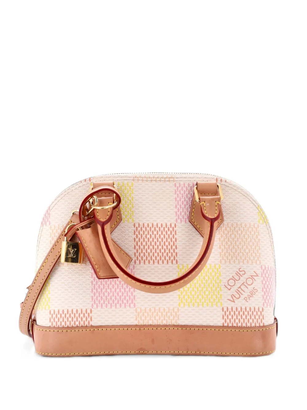 Louis Vuitton Pre-Owned Alma Handbag Limited Edition Damierlicious Giant BB satchel - Nude