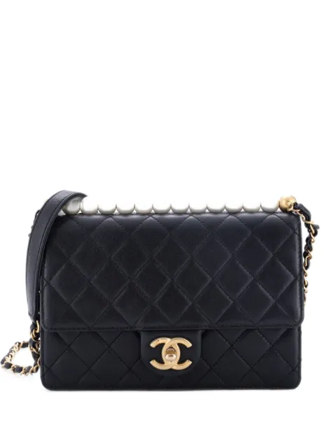 CHANEL Pre-Owned petit sac porté épaule matelassé Chic Pearls Flap