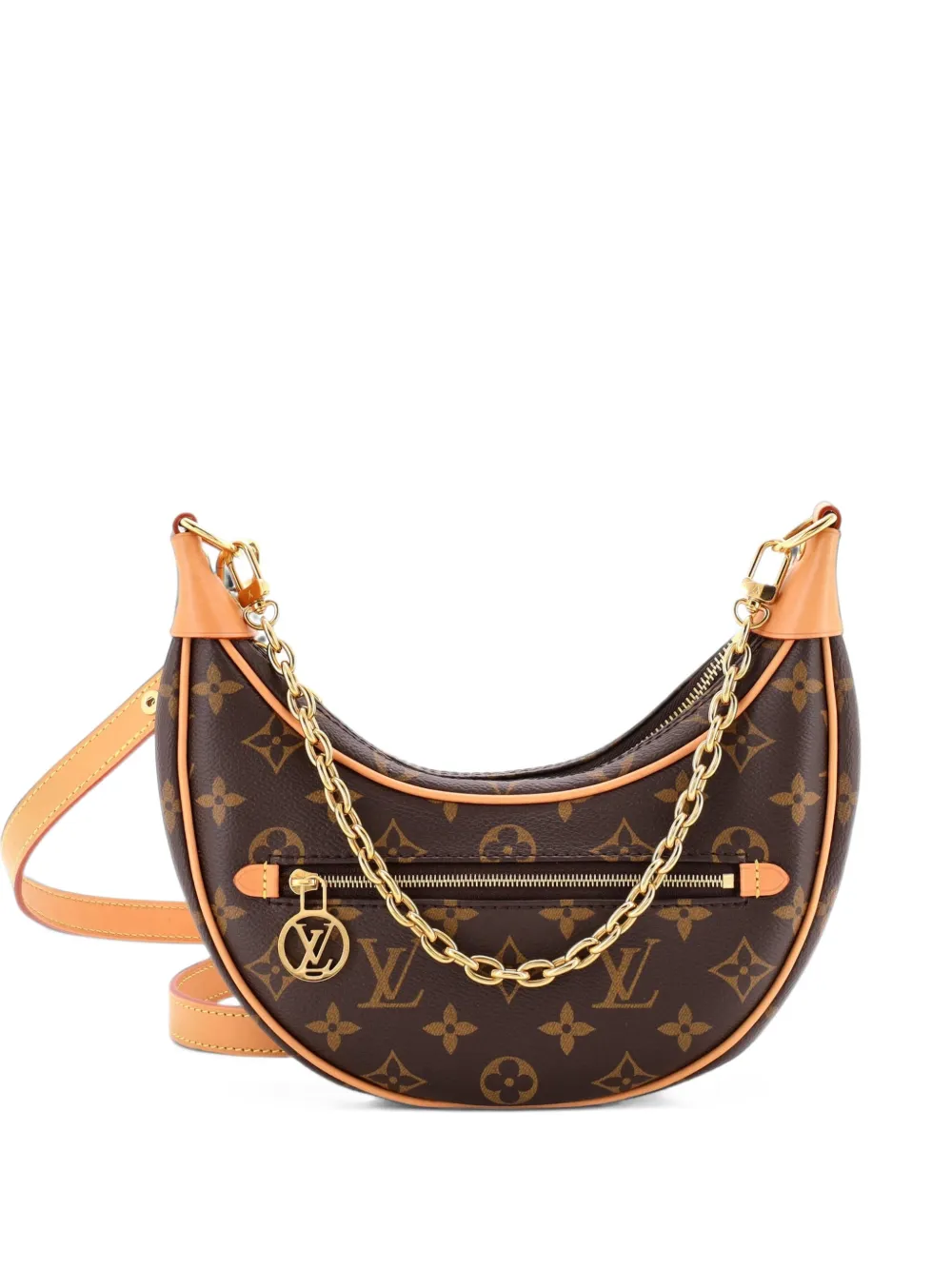 Louis Vuitton Pre-Owned Loop Handbag Monogram Canvas hobo bag - Braun
