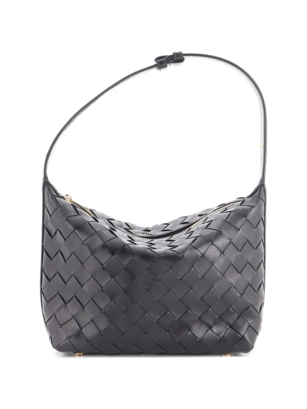 Bottega Veneta Pre-Owned Wallace Intrecciato Nappa Mini shoulder bag - Schwarz