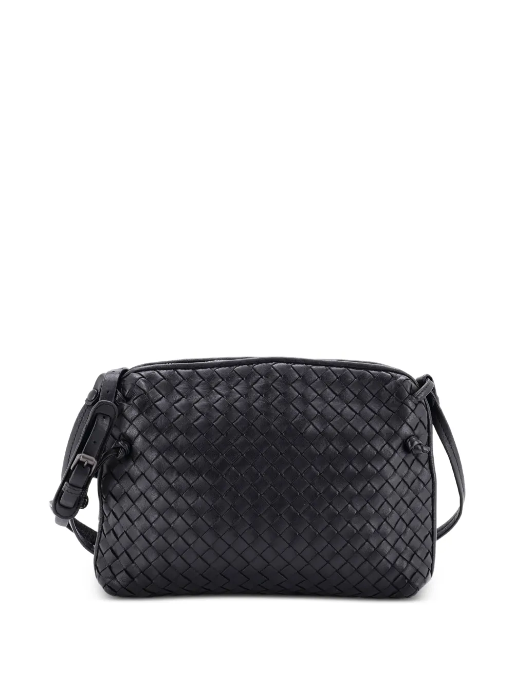 Bottega Veneta Pre-Owned Nodini Intrecciato Nappa Small crossbody bag - Nero