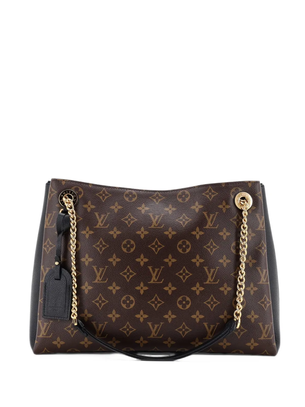 Louis Vuitton Pre-Owned Surene Handbag Monogram Canvas with Leather MM shoulder bag - Nero