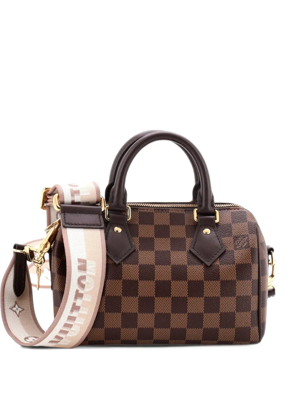 Louis Vuitton Pre-Owned Speedy Bandouliere Bag Damier 20 satchel - Brown