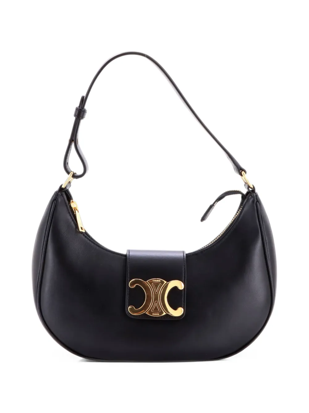 Celine Pre-Owned Ava Triomphe Bag Leather shoulder bag - Schwarz