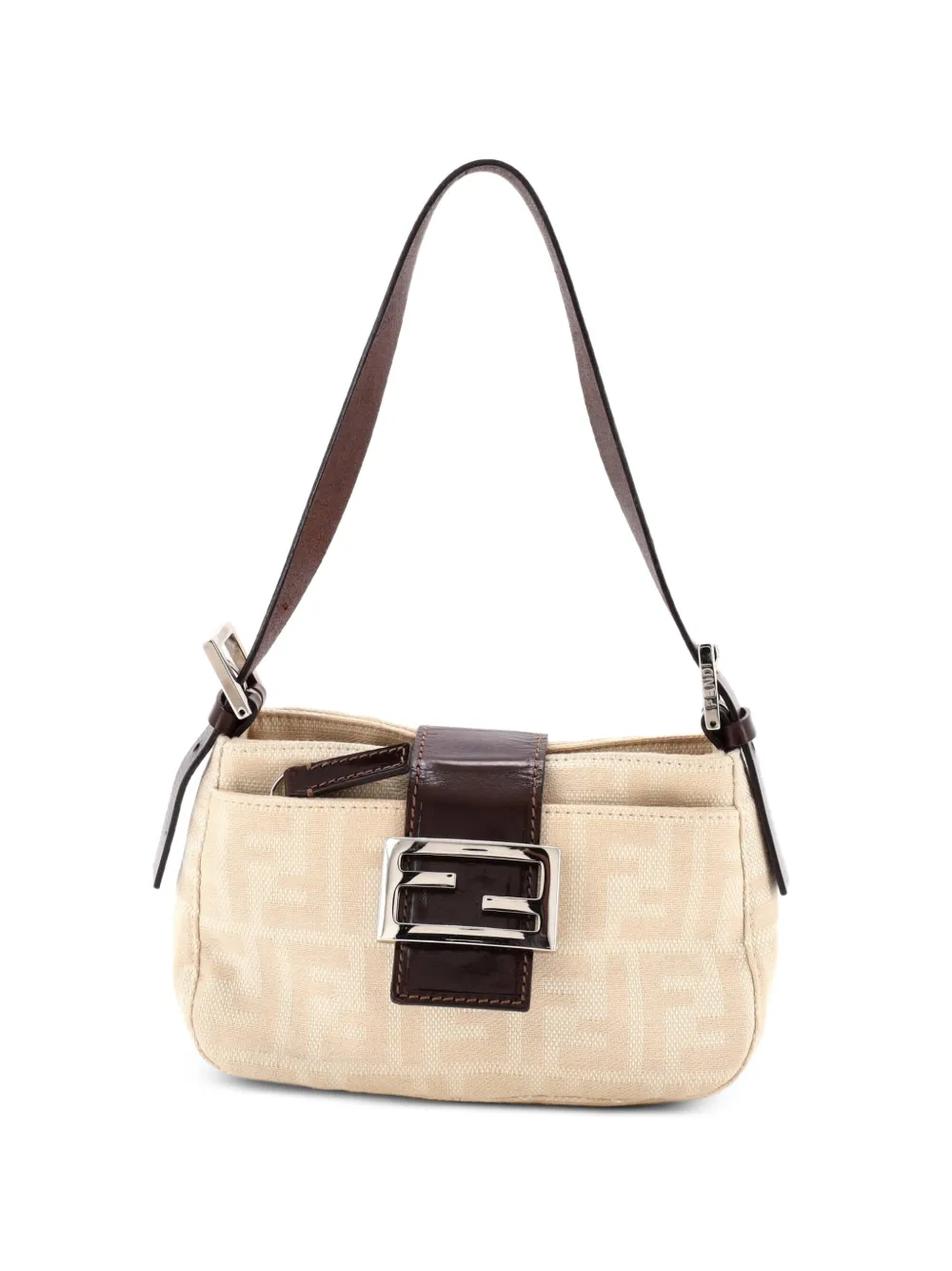 Fendi Pre-Owned Vintage Zucca Canvas Small shoulder bag - Neutrals