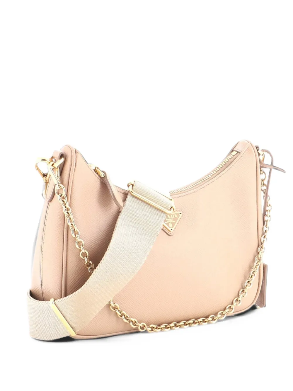 Prada Pre-Owned Re-Edition 2005 Shoulder Bag Saffiano Leather Small crossbody bag - Toni neutri