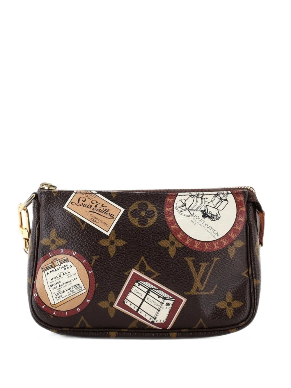 Louis Vuitton Pre-Owned Pochette Accessoires Limited Edition Monogram Canvas Mini clutch bag - Marrone
