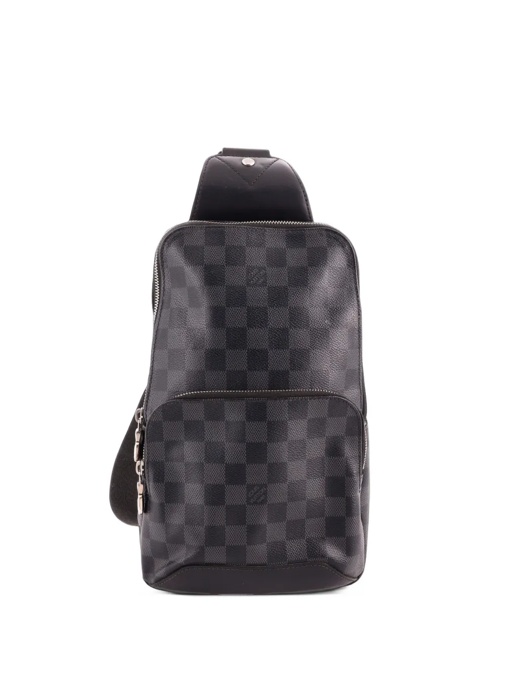 Louis Vuitton Pre-Owned Avenue Sling Bag Damier Graphite crossbody bag - Schwarz