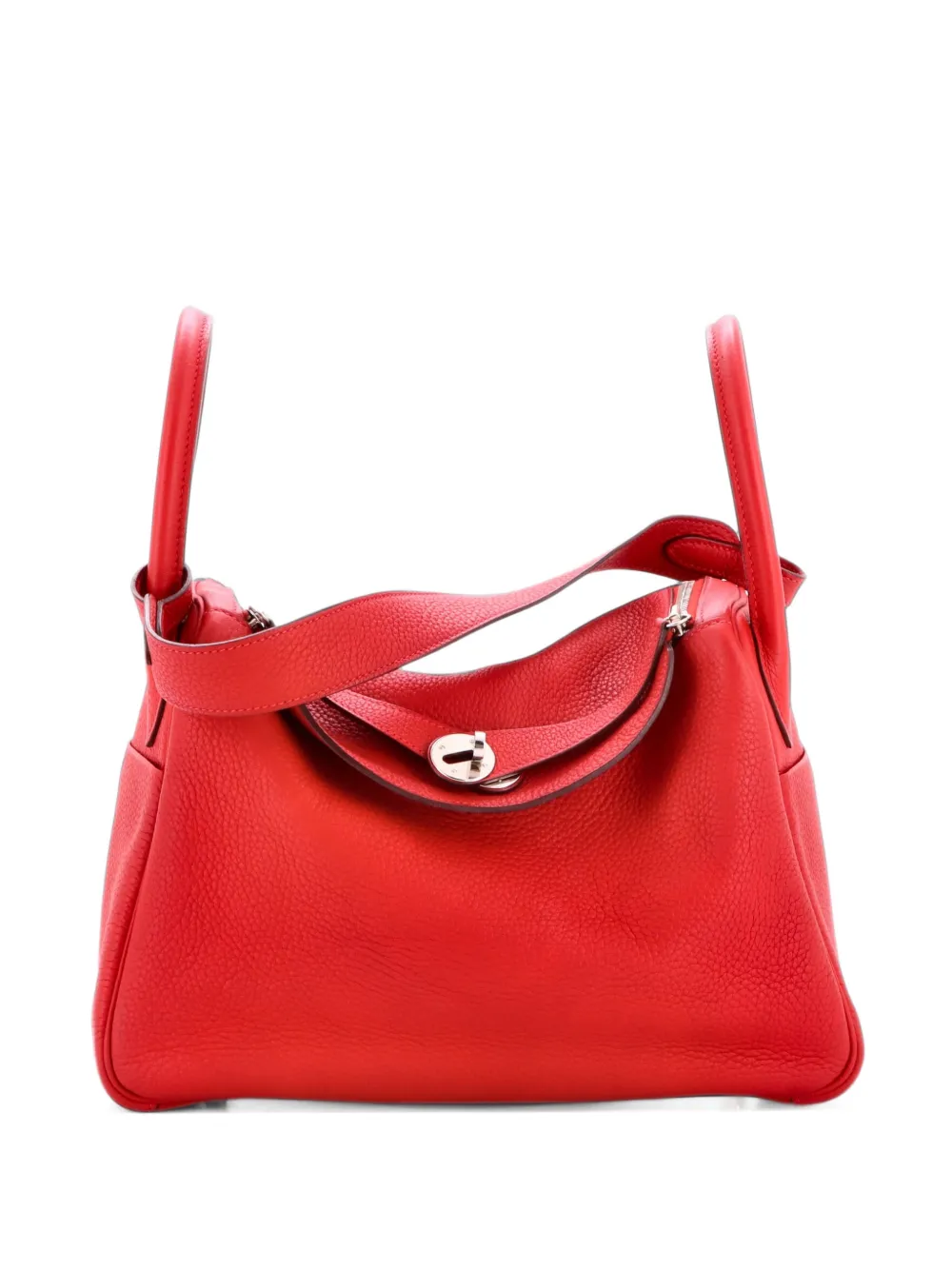 Hermès Pre-Owned Lindy Bag Clemence Mini crossbody bag - Rot
