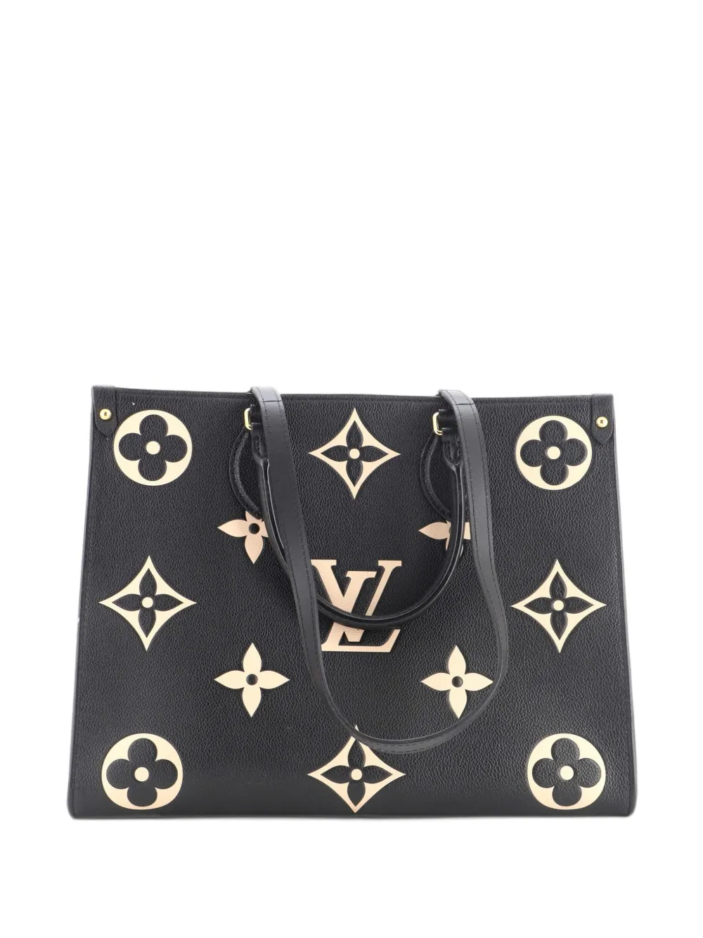Louis Vuitton Pre-Owned OnTheGo Tote Bicolor Monogram Empreinte Giant MM shoulder bag - Schwarz
