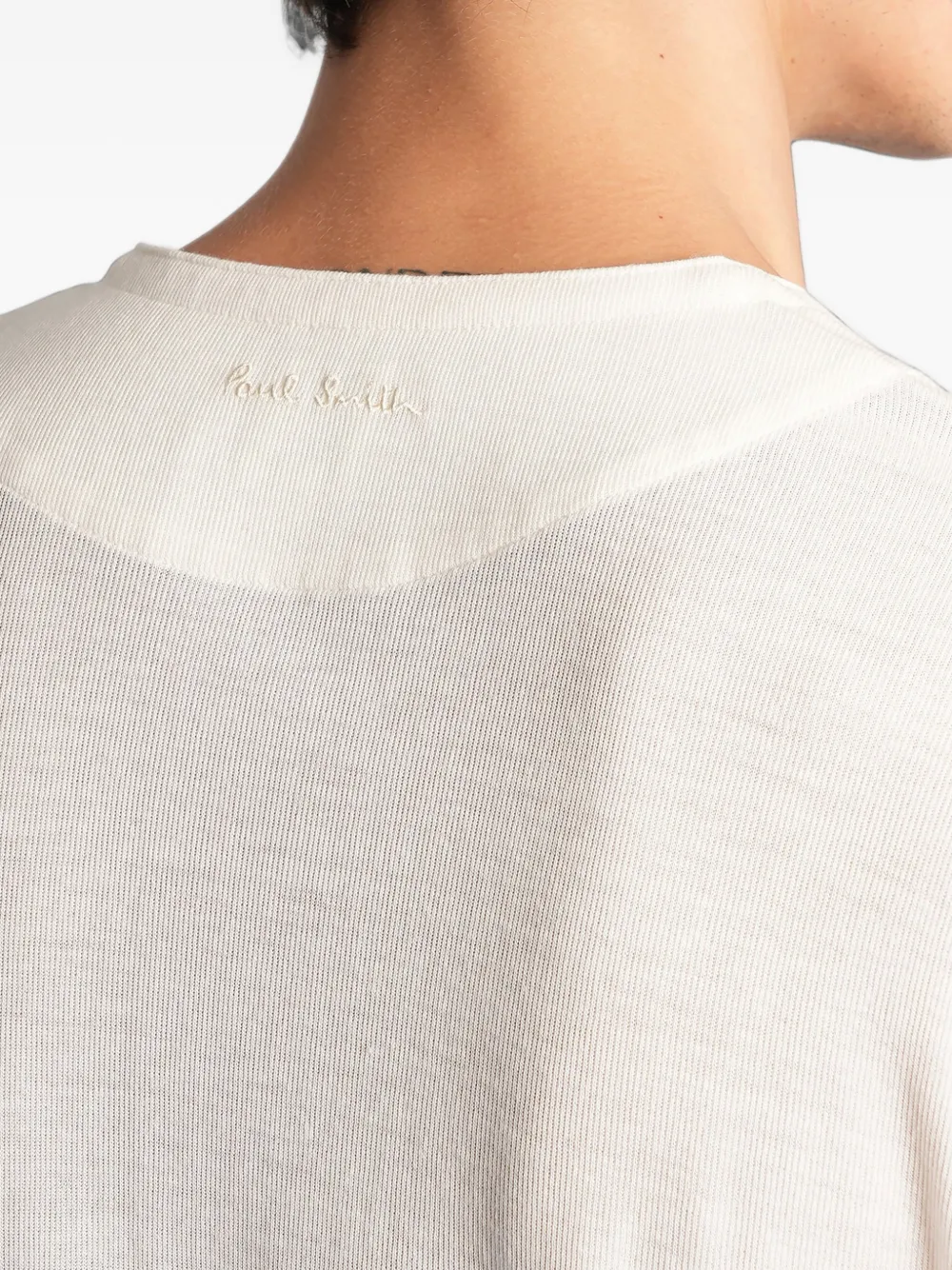 Paul Smith button-placket T-shirt Beige
