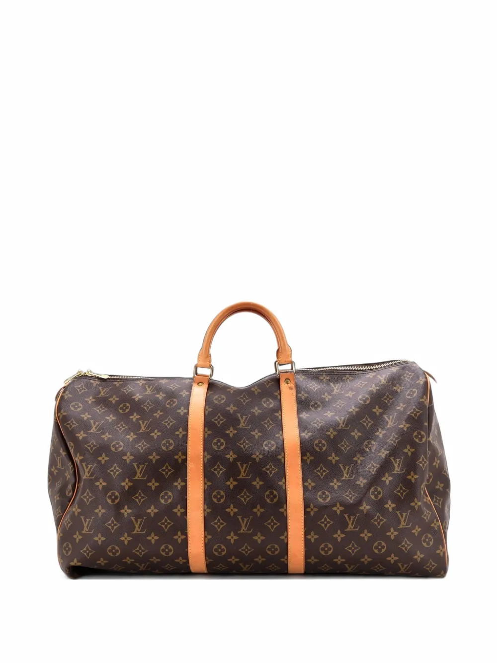Louis Vuitton Pre-Owned Keepall Bag Monogram Canvas 60 travel bag - Marrone