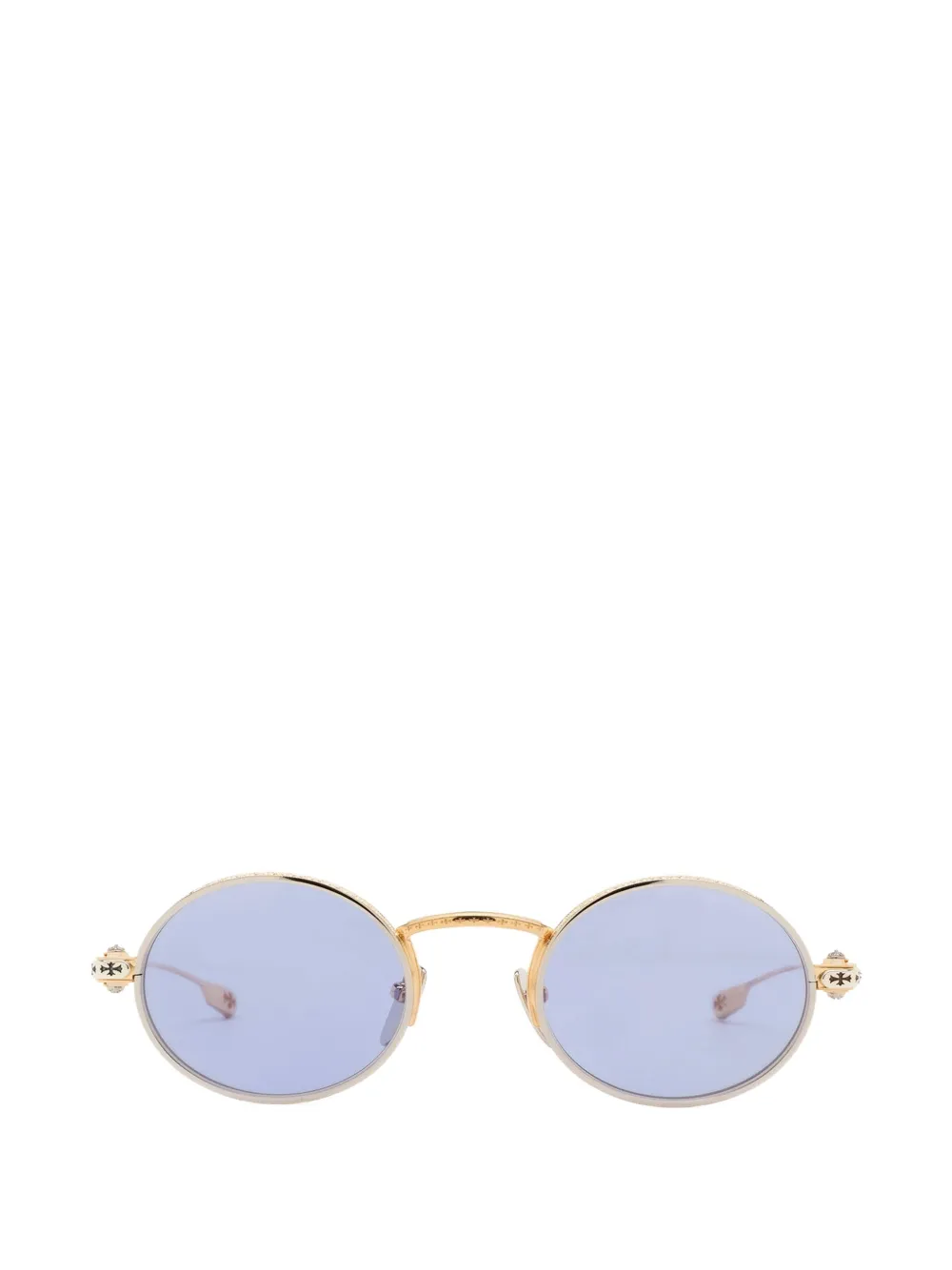 Chrome Hearts Honey Dipped round-frame sunglasses - Oro