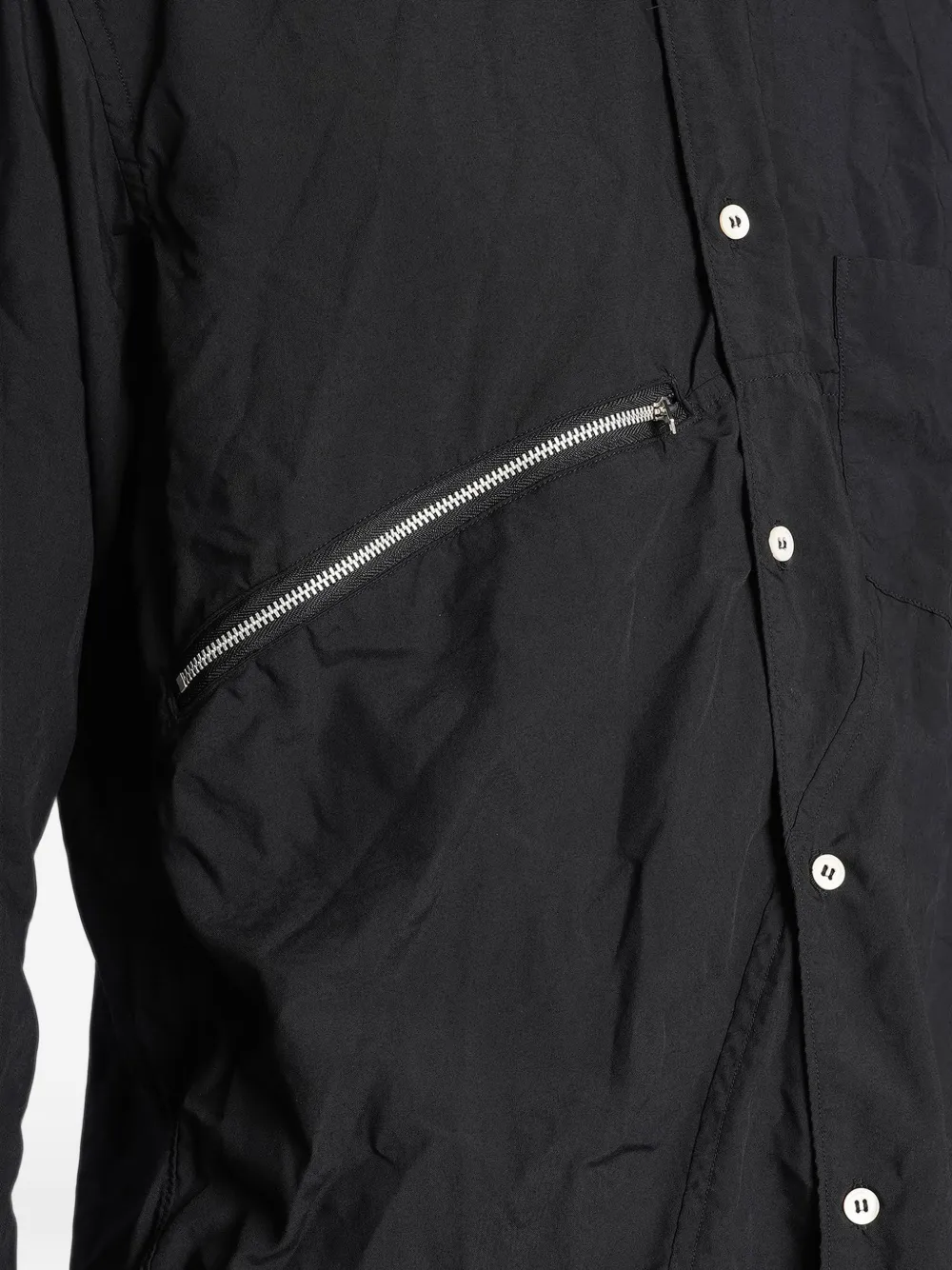 Comme Des Garçons Shirt zip-pocket shirt Zwart