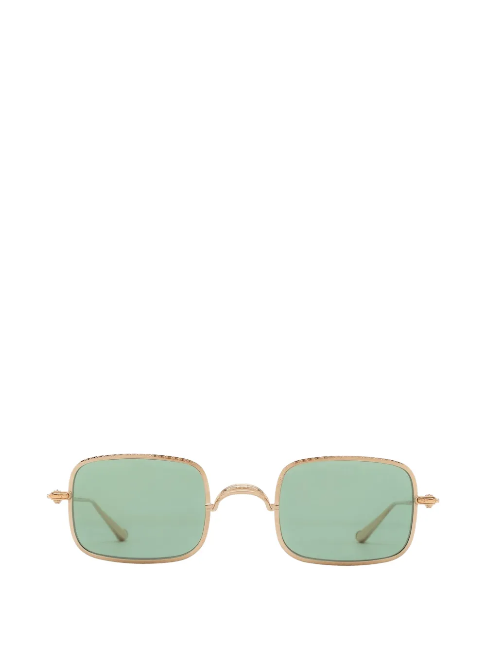 Chrome Hearts Slot Two Sun rectangle-frame sunglasses - Oro