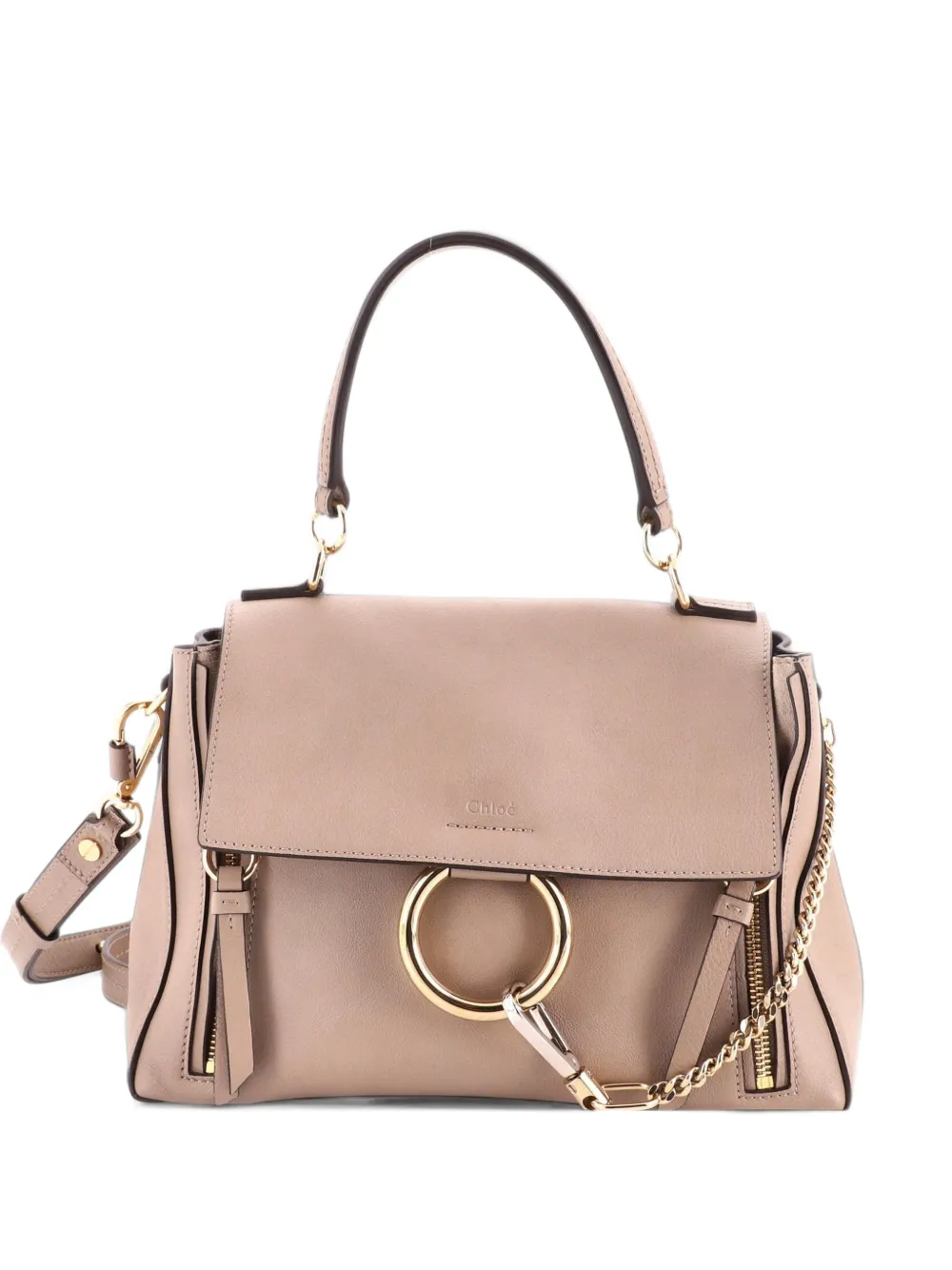 Chloé Pre-Owned Faye Day Bag Leather Small satchel - Nude