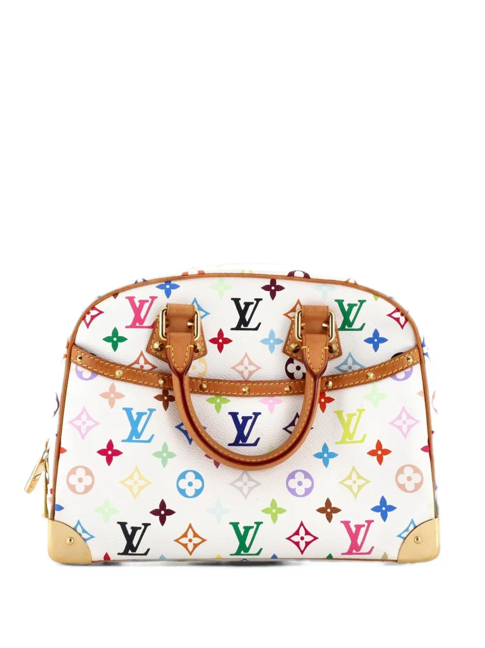 Louis Vuitton Pre-Owned Trouville Handbag Monogram Multicolor satchel - Bianco