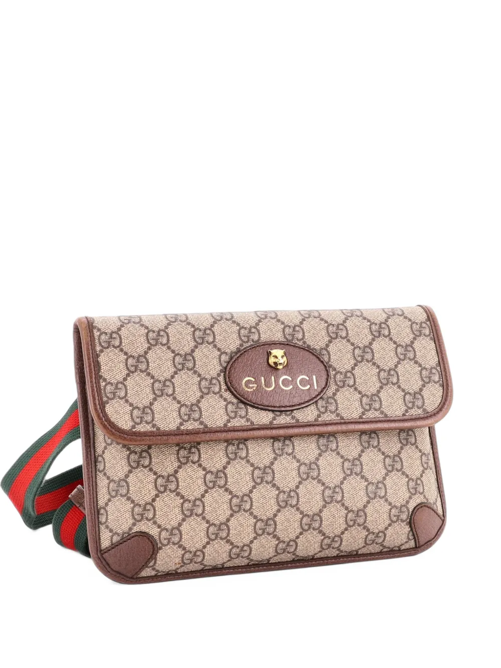 Gucci Pre-Owned Neo Vintage Flap GG Coated Canvas belt bag - Marrone