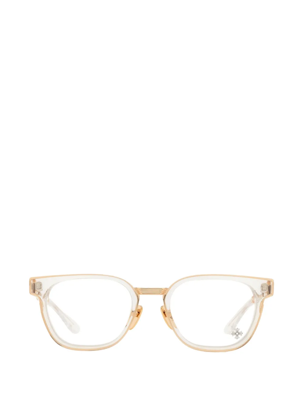 Chrome Hearts square-frame sunglasses - Weiß