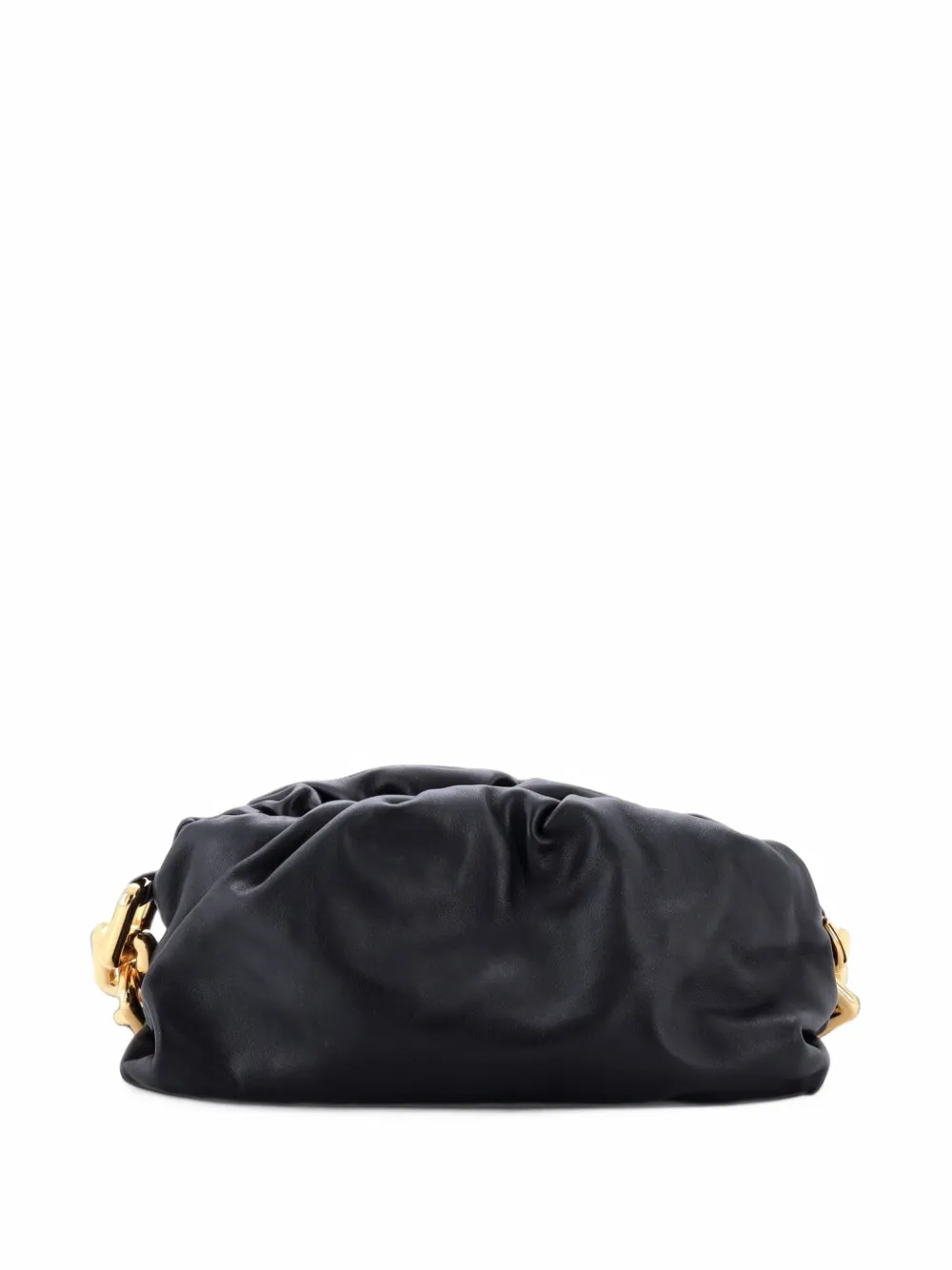Bottega Veneta Pre-Owned The Chain Pouch Leather shoulder bag - Schwarz