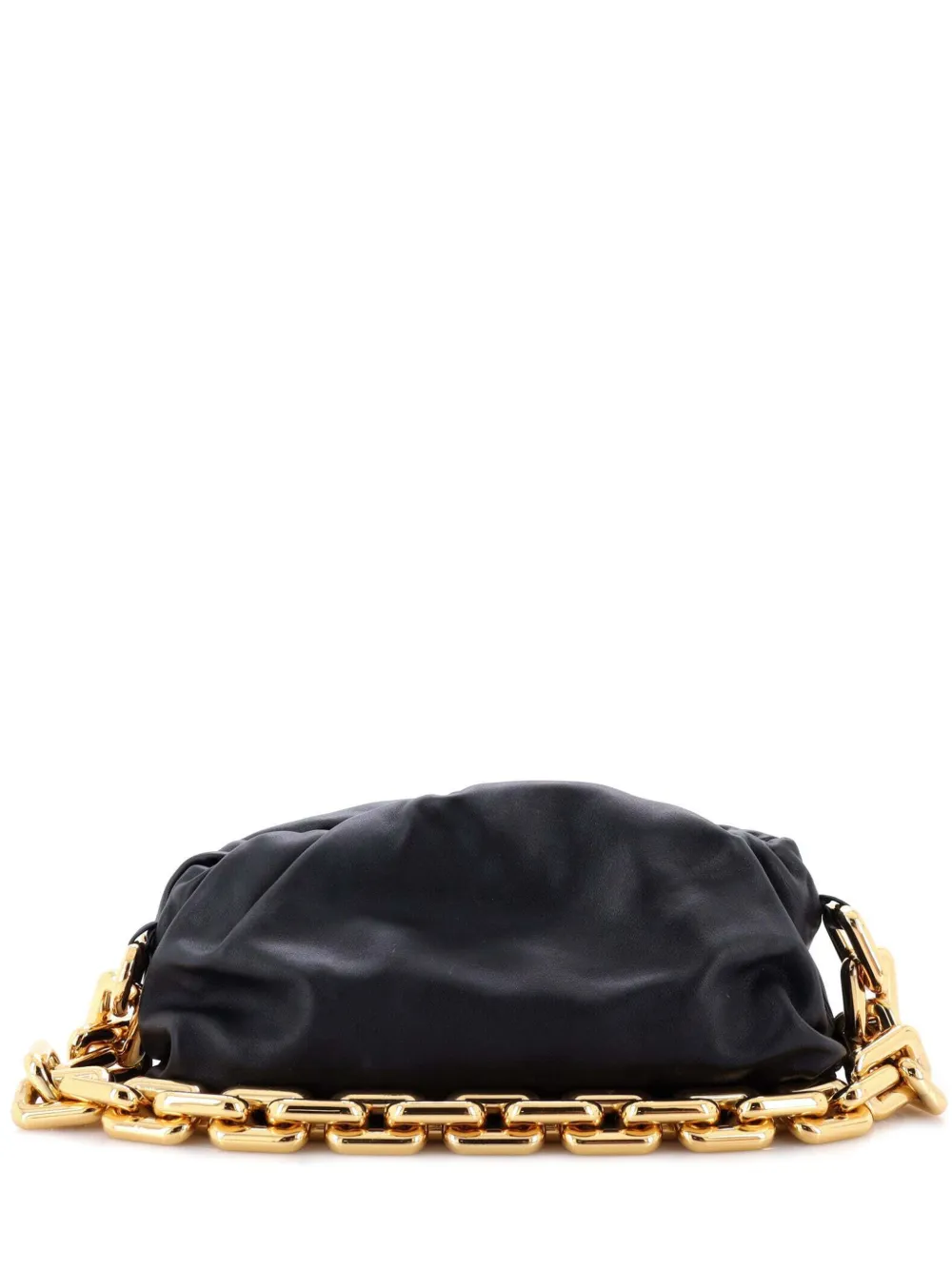 Bottega Veneta Pre-Owned The Chain Pouch Leather shoulder bag - Black