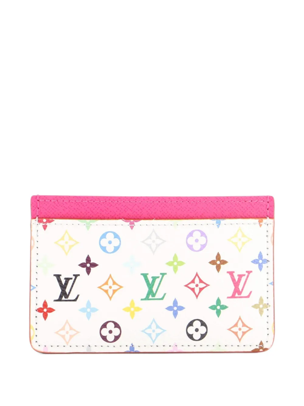 Louis Vuitton Pre-Owned x Takashi Murakami Monogram Multicolor with Leather card holder - Rosa