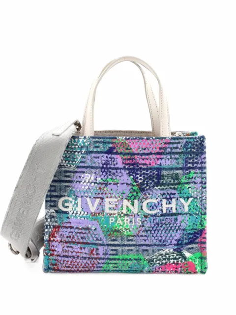 Givenchy Pre-Owned x BSTROY G- 4G Printed Denim Mini tote bag