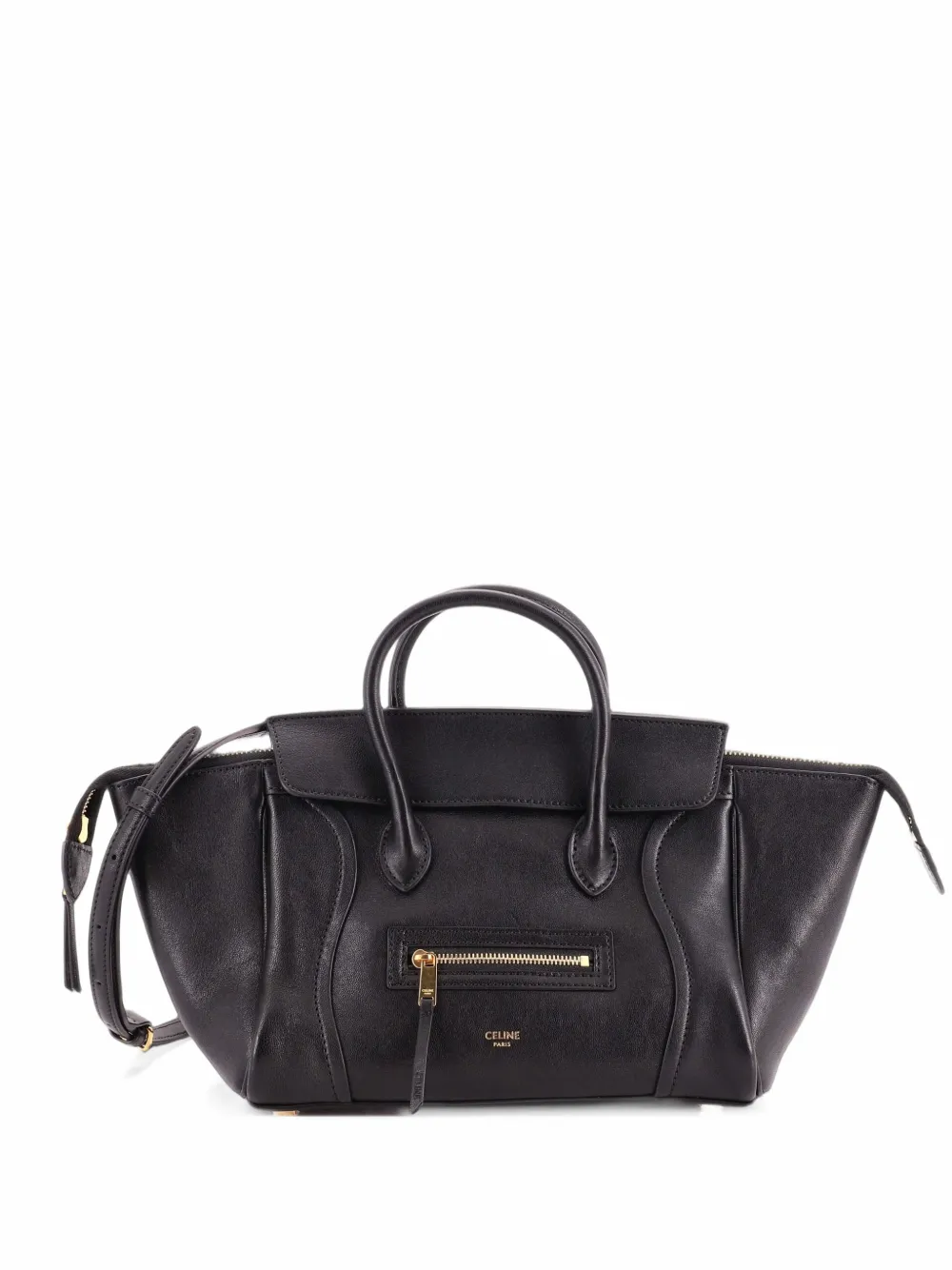 Celine Pre-Owned Luggage NM Bag Leather Little crossbody bag - Schwarz