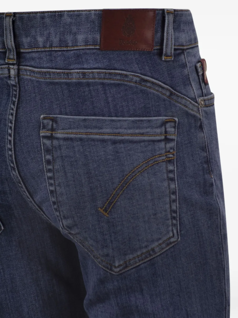 DONDUP Esibizionista cropped jeans Blauw
