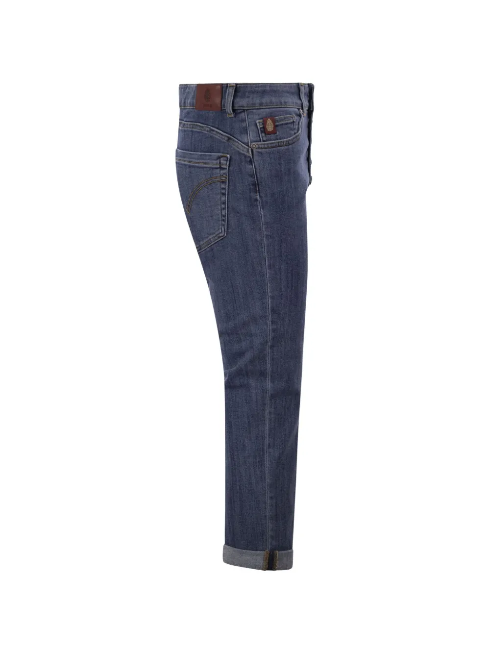 DONDUP Esibizionista cropped jeans Blauw