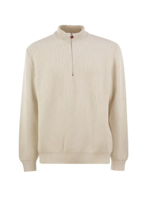 Kiton jersey con media cremallera