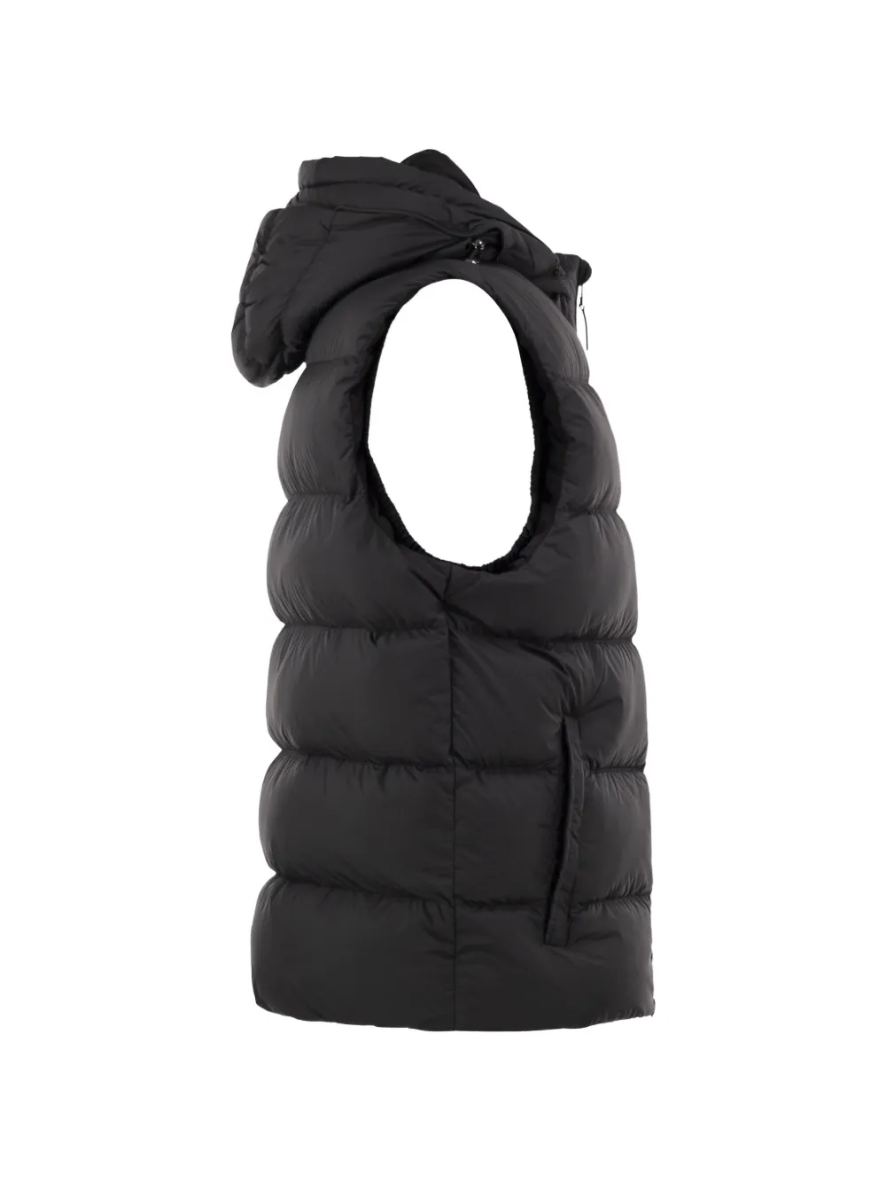 CAPE HORN Perdido hooded quilted gilet Zwart