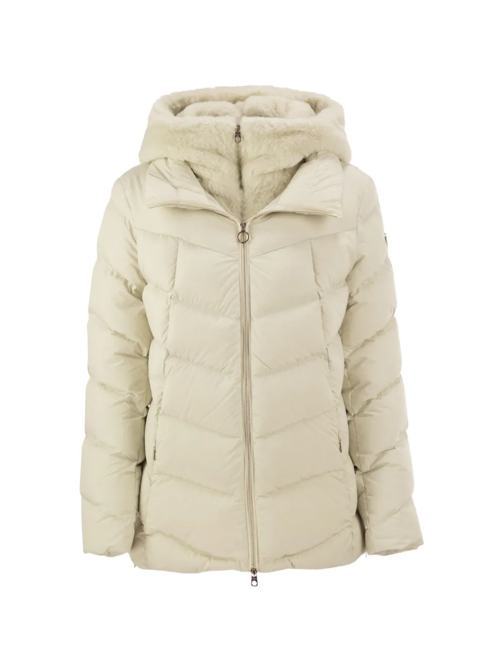 CAPE HORN Alvarez chevron-quilted down jacket - Weiß